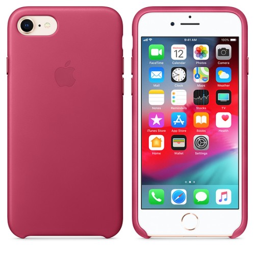 APPLE Custodia in pelle per iPhone 8 / 7 - Fucsia APPLE Custodia in pelle per iPhone 8 / 7 - Fucsia